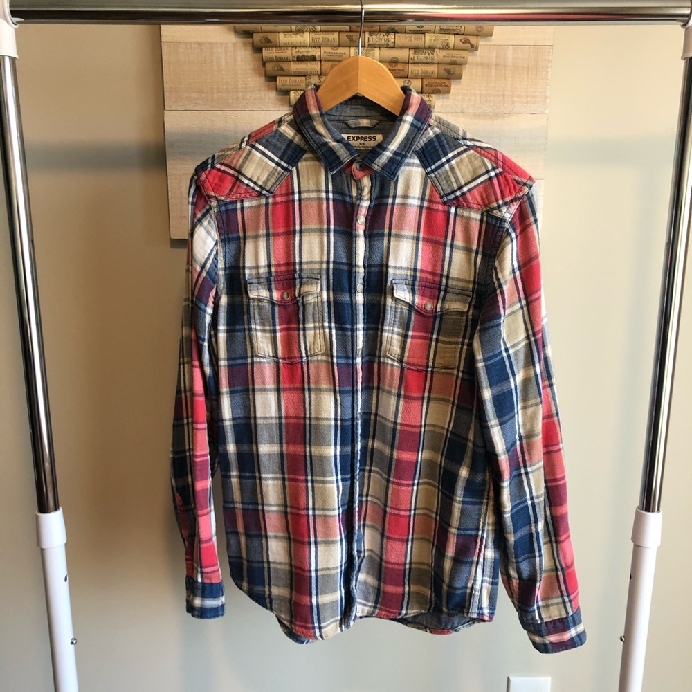 Express button down flannel